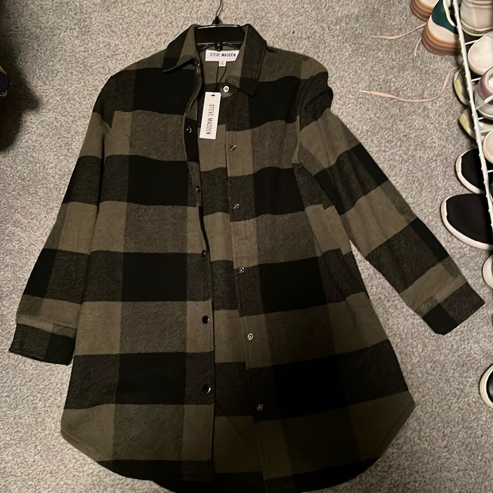 NWT Steve Madden Long Shacket